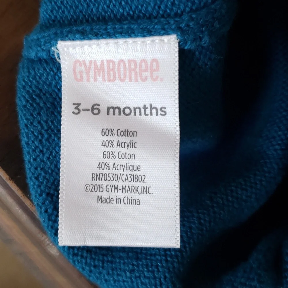 Gymboree embellished teal